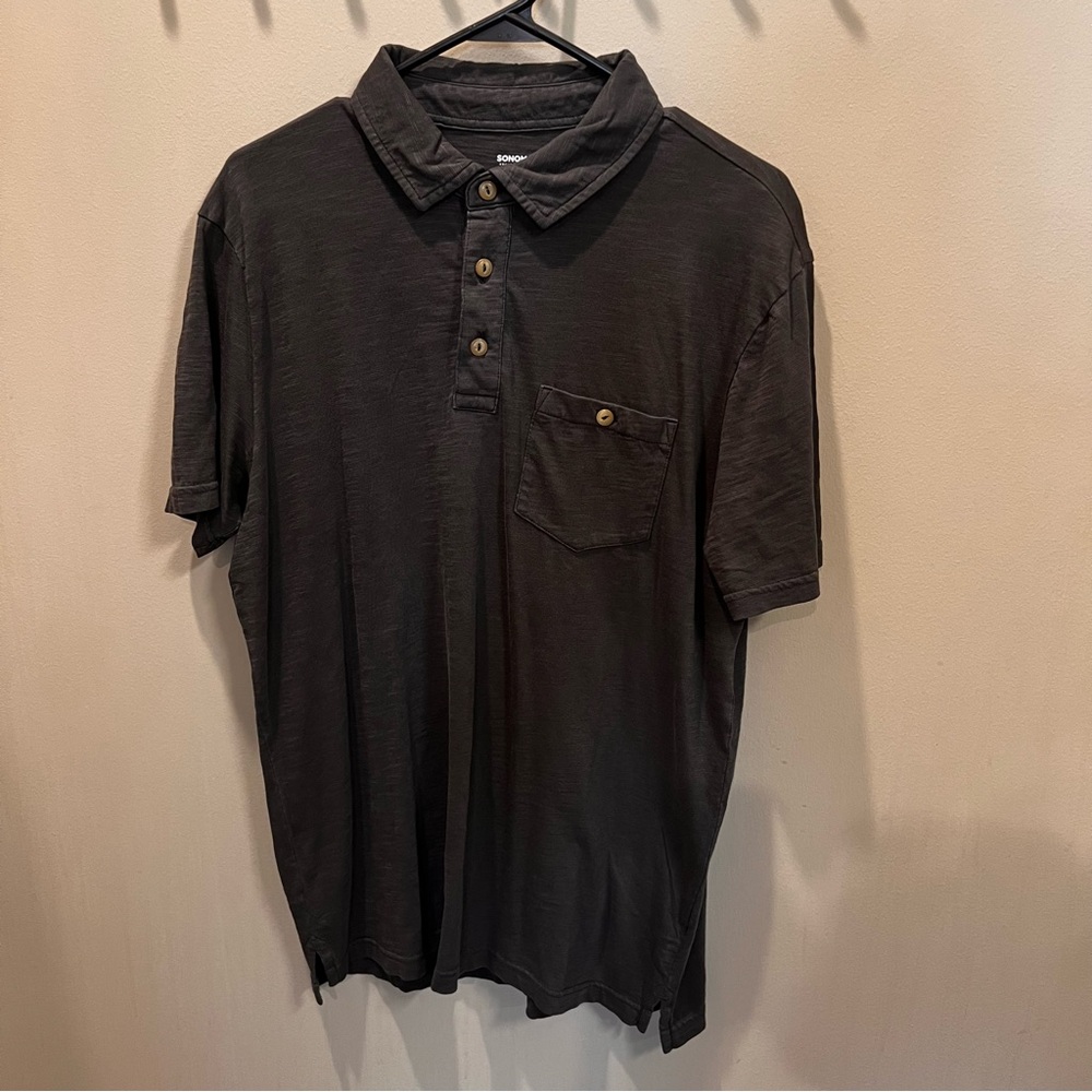 Sonoma Charcoal Grey Polo Shirt